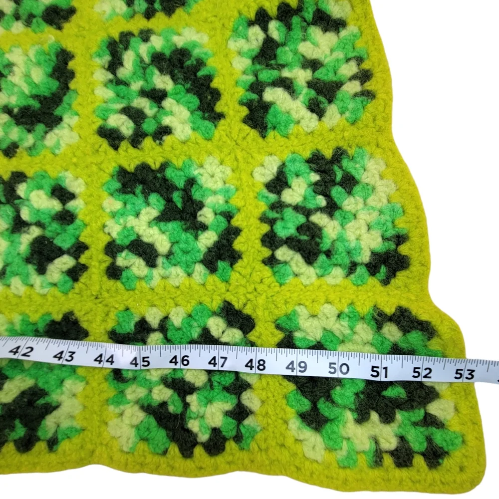 Handmade green yellow